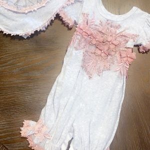 3-6 romper and blanket